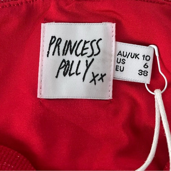 HOLLOWAY WISHES MINI DRESS RED NWT - Picture 4 of 6